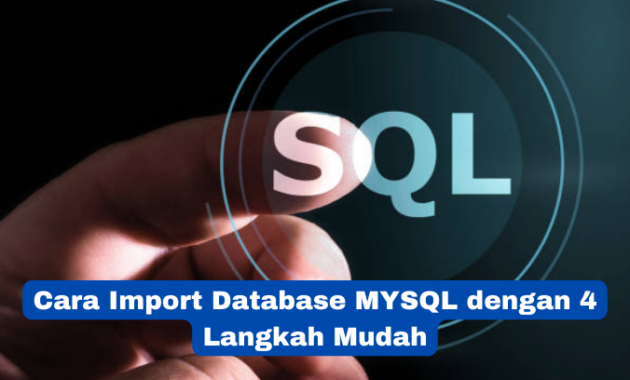 Import Database MySQL