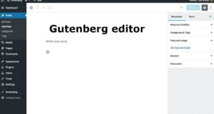 Menggunakan Gutenberg Editor di WordPress