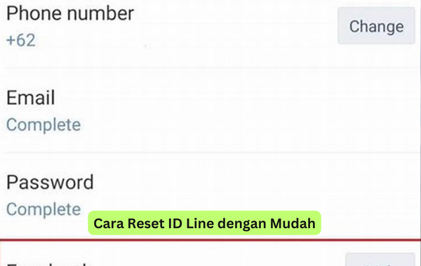 Cara Reset ID Line dengan Mudah