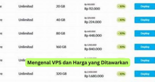 Mengenal VPS dan Harga yang Ditawarkan