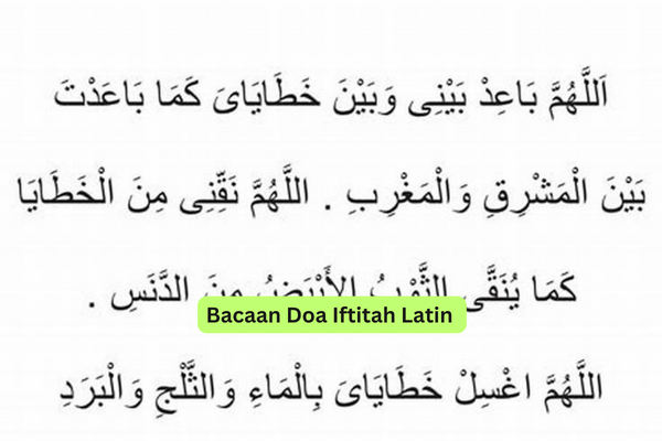 Bacaan Doa Iftitah Latin