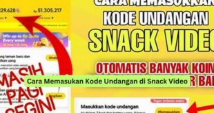 Cara Memasukan Kode Undangan di Snack Video