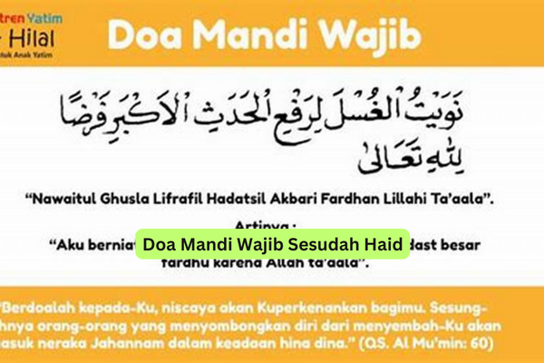 Doa Mandi Wajib Sesudah Haid - Riotallo.com