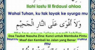 Doa Taubat Nasuha Zina Kunci untuk Membuka Pintu Maaf dan Kembali ke Jalan yang Benar