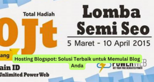 Hosting Blogspot Solusi Terbaik untuk Memulai Blog Anda