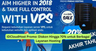 IDCloudHost Promo Diskon Hingga 70% untuk Berbagai Layanan Hosting