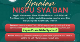 Kapan Puasa Nisfu Sya'ban