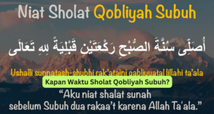 Kapan Waktu Sholat Qobliyah Subuh