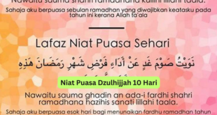 Niat Puasa Dzulhijjah 10 Hari