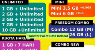 Transfer Paket Data Indosat