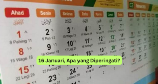 16 Januari, Apa yang Diperingati