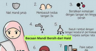 Bacaan Mandi Bersih dari Haid