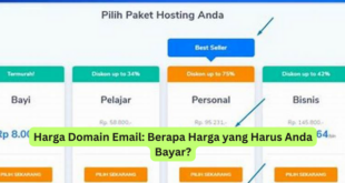 Harga Domain Email Berapa Harga yang Harus Anda Bayar