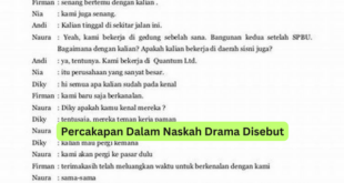 Percakapan Dalam Naskah Drama Disebut