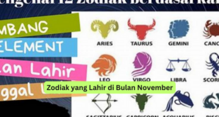 Zodiak yang Lahir di Bulan November