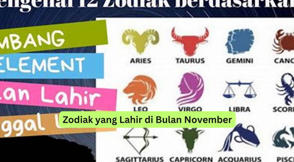 Zodiak yang Lahir di Bulan November